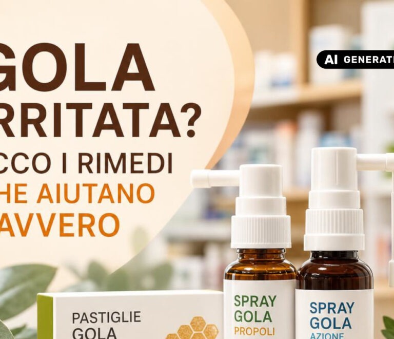 Gola irritata? Spray, pastiglie e rimedi naturali